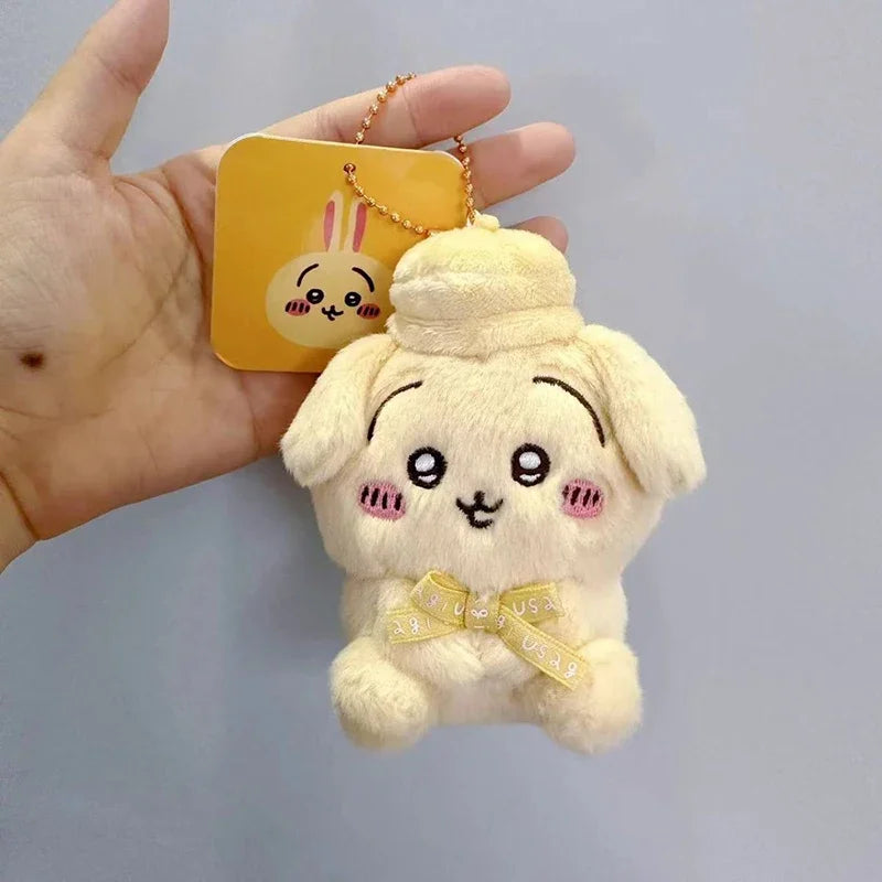 Chiikawa Beret Series Creative Pendant Cartoon Fashion Fluffy Anime Mini Accessories Girls and Child Decoration Gift