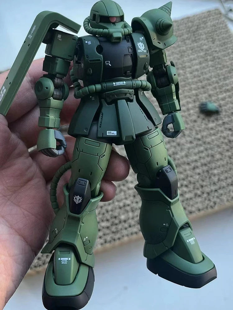Weimei Wm Hg 1/144 Cucuruz Doans Zaku Ms-06f Battle Damaged Assembly Model Kit Action Figure Plastic Model Custom Toys Gifts
