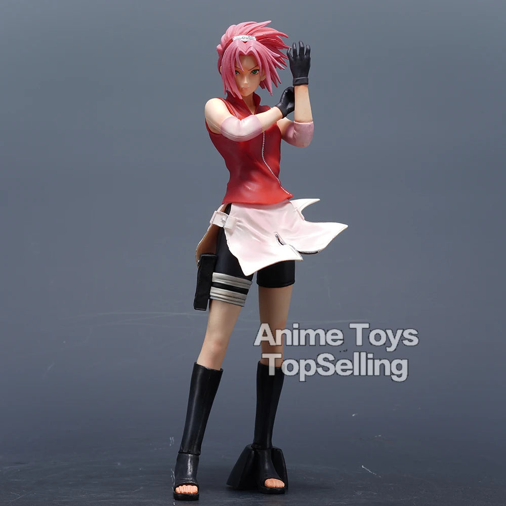 27.5cm NARUTO Figurine Haruno Sakura Figure PVC Hinata Statue Model Collectible Toys Gifts