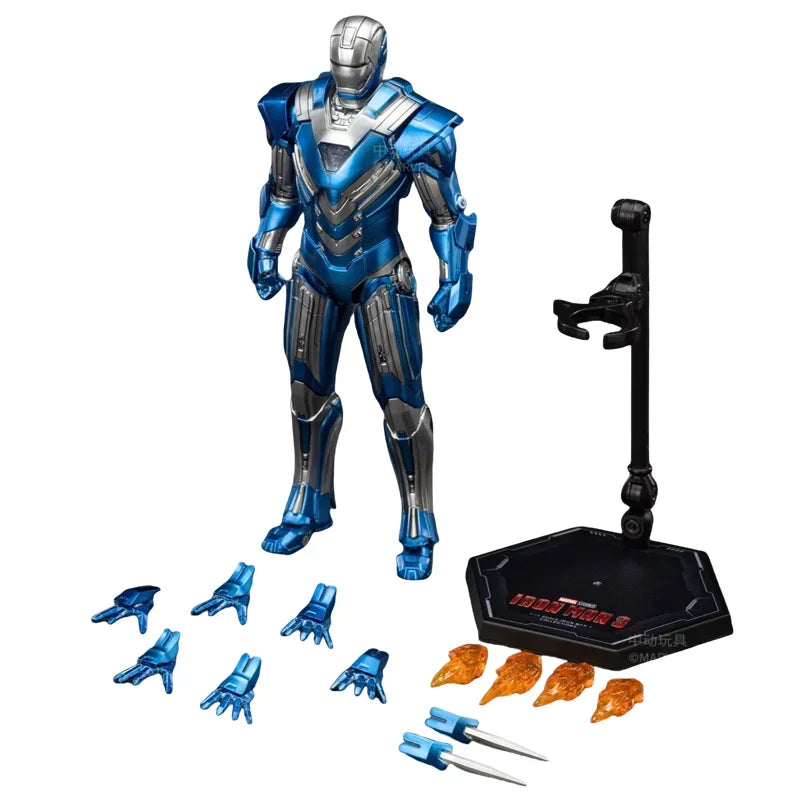 ZD Toys Iron Man Action Figure Iron Patriot MK1-7 MK17 MK33 MK85 MK30 War Machine Legends Avengers Tony Stark Collect Toy Gift