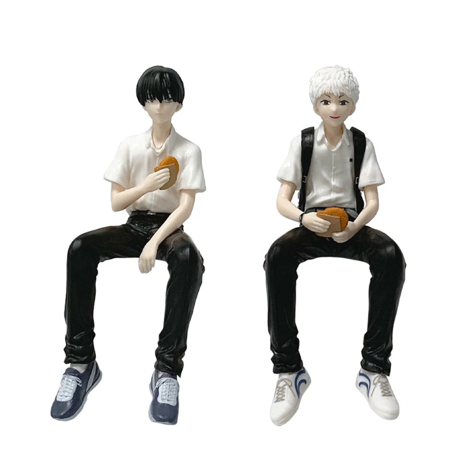 14cm The Summer Hikaru Died Anime Figures – Tsujinaka Yoshiki & Hikaru PVC Collectible Model Toy Gift for Fans