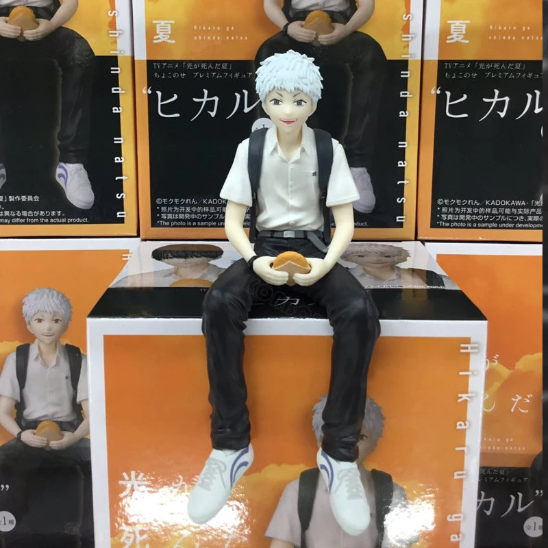 14cm The Summer Hikaru Died Anime Figures – Tsujinaka Yoshiki & Hikaru PVC Collectible Model Toy Gift for Fans