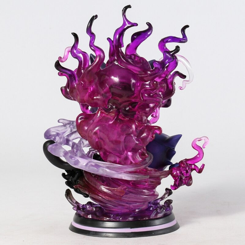 Pokemon Gengar Anime Figure with Special Effects Cute Gengar Three Form Evolution Gastly Haunter Led Night Light PVC Model Toys