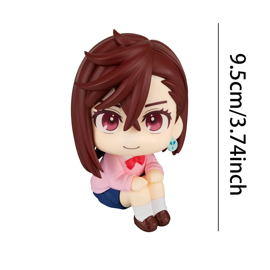 Dandadan Anime Figures | Momo Ayase & Ken Takakura Look-Up Style PVC Collectible | 10cm Q Version Model Toy Gift for Fans