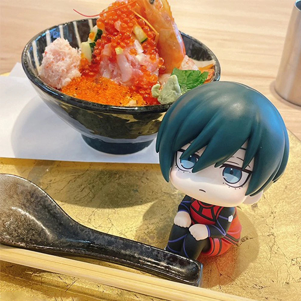 Blue Lock Look Up Figures – Reo Mikage / Rin Itoshi / Nagi Seishiro / Sae Itoshi | 10cm Q-Version Anime Collectible Toy Gift