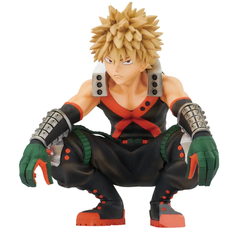 MHA Break Time Figures – Midoriya Izuku / Katsuki Bakugo / Ochaco Uraraka Sitting Pose PVC Anime Collectible Model Toy Gift