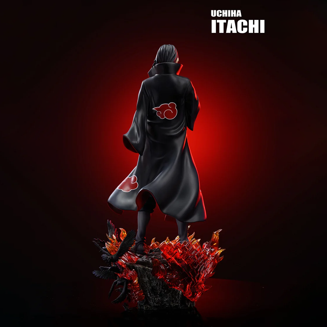Naruto Anime Figure Uchiha Itachi Figurine 40cm PVC Action Statue Desk Decoration Doll Collection Birthday Gifts Toys For Kids