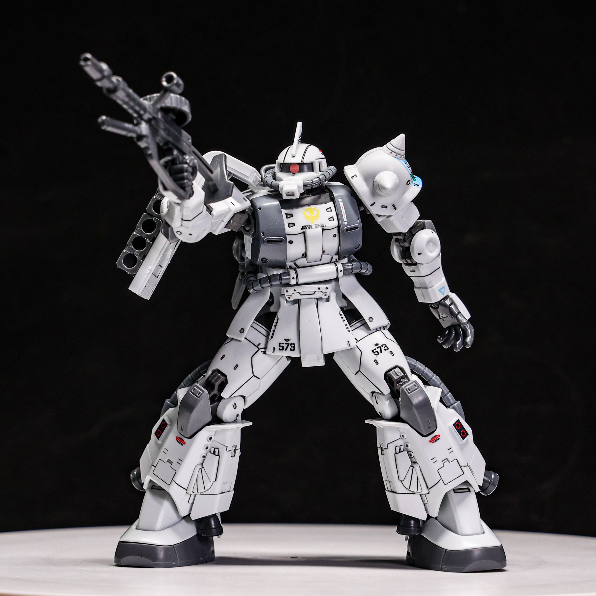 ZAKU Warrior GTO White Devil And ZEONO ZGMF-1000 HG1/144 Assemble The Model Action Figure Ornament Toy Gift Collectible