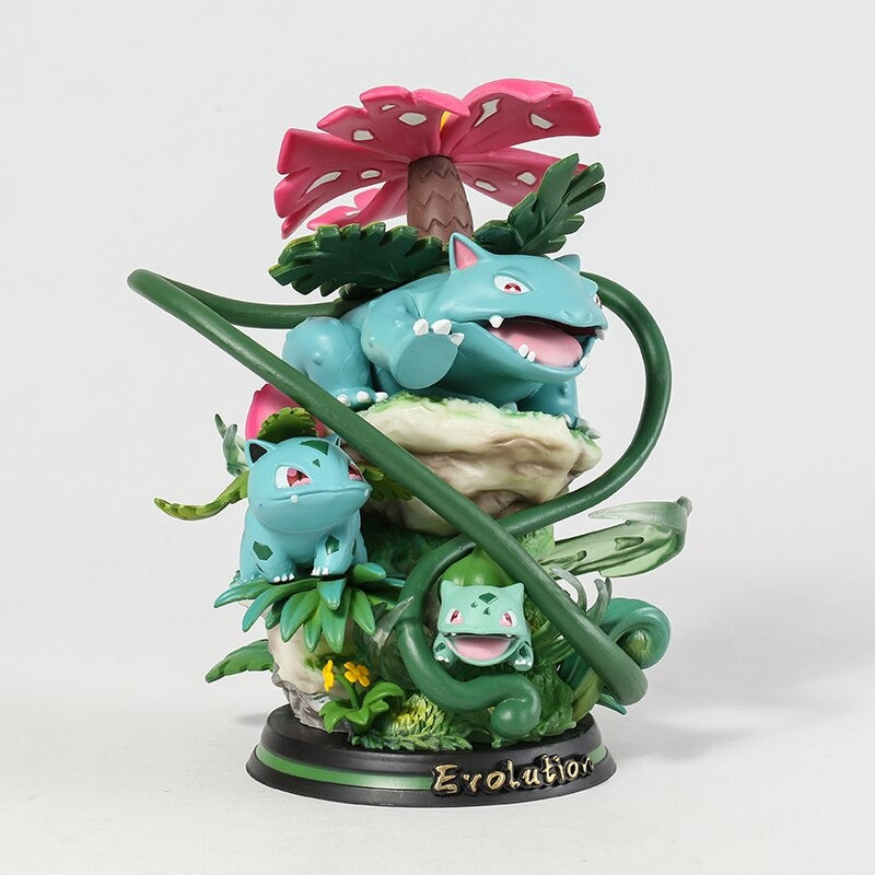 Pokemon Gengar Anime Figure with Special Effects Cute Gengar Three Form Evolution Gastly Haunter Led Night Light PVC Model Toys