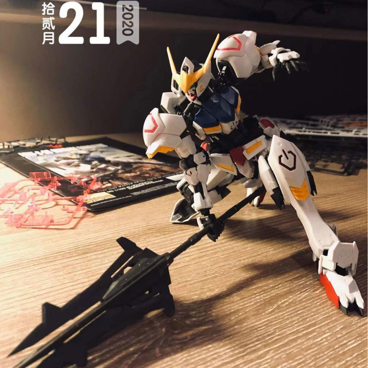 ASW-G-08 Barbatos HG1/144 Iron Blood Orphan Corps Assemble The Model Action Figures Mecha Toy Gift Decoration Collectible