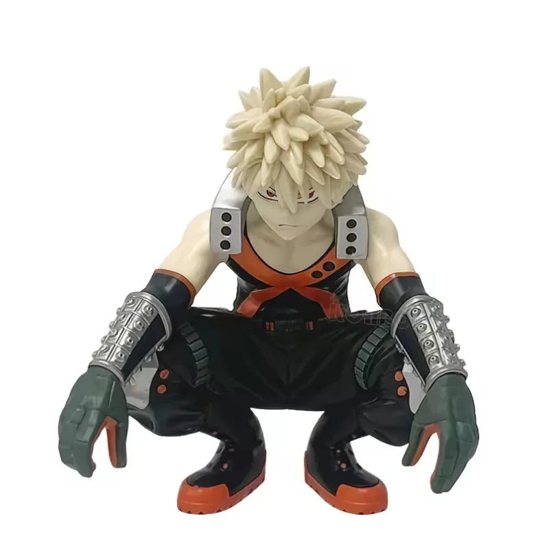 MHA Break Time Figures – Midoriya Izuku / Katsuki Bakugo / Ochaco Uraraka Sitting Pose PVC Anime Collectible Model Toy Gift