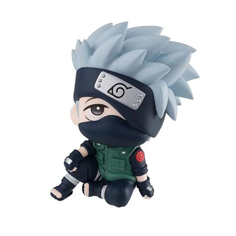 Naruto Anime Mini Figures – Naruto, Sasuke, Kakashi, Itachi | 9cm Cute Chibi PVC Action Model Collectible Toys