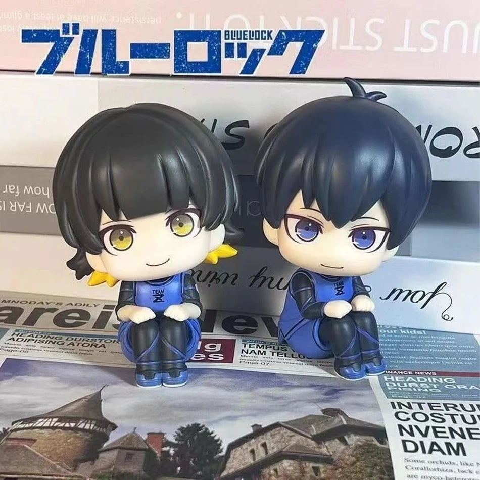 Blue Lock Look Up Anime Figure – Isagi Yoichi / Nagi Seishiro / Bachira Meguru | 10cm Q-Version Collectible Model Toy Gift