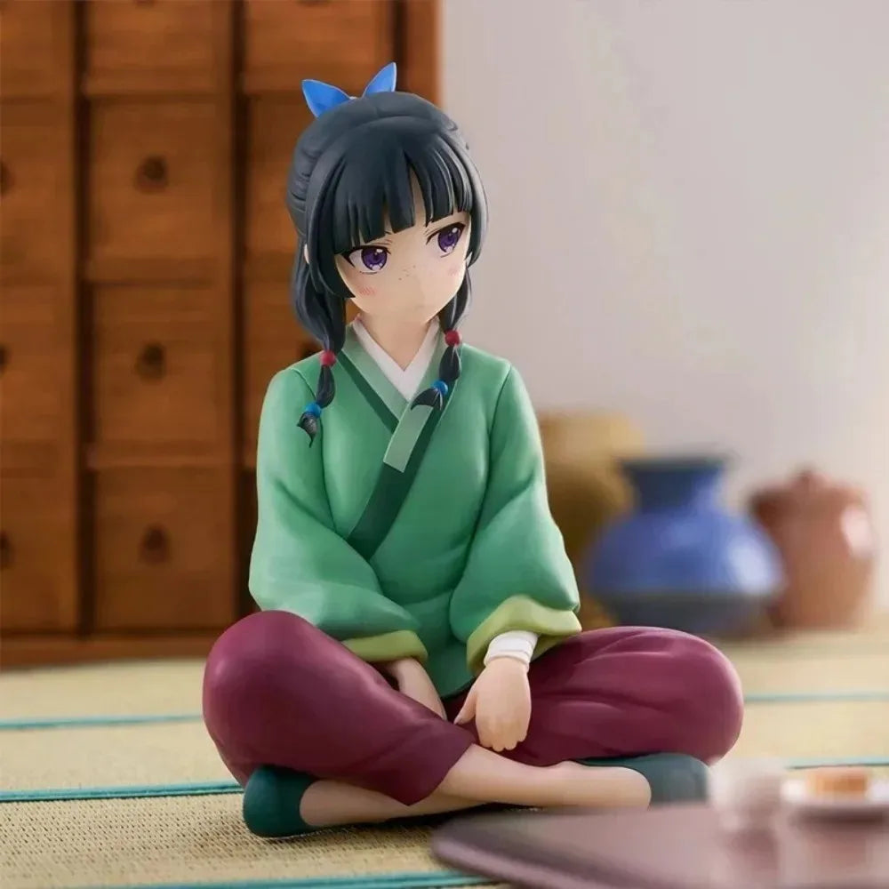 MaoMao Figure – The Apothecary Diaries PVC Cute Girl with Table Anime Collectible Gift Model Toy