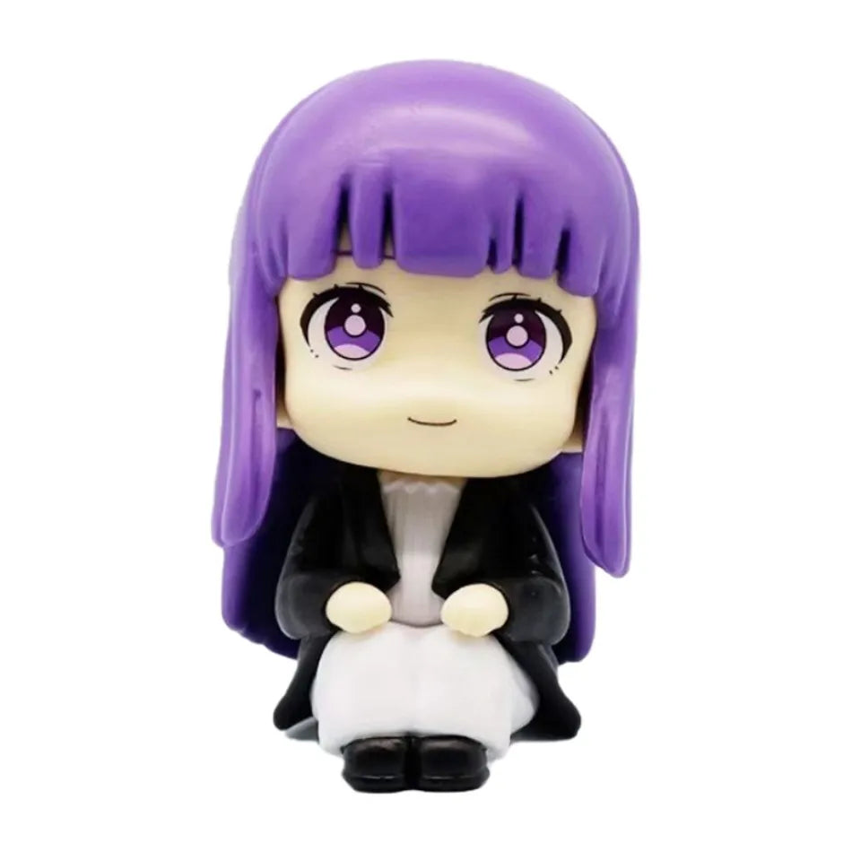 Beyond Journey’s End Look Up Figures – Frieren / Fern / Stark | 10cm Cute Q-Version PVC Collectible Anime Model Toy Gift