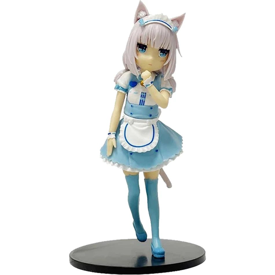 Nekopara Anime Figure – Chocola & Vanilla 18cm Cute Stand PVC Model | Catgirl Collectible Décor Gift