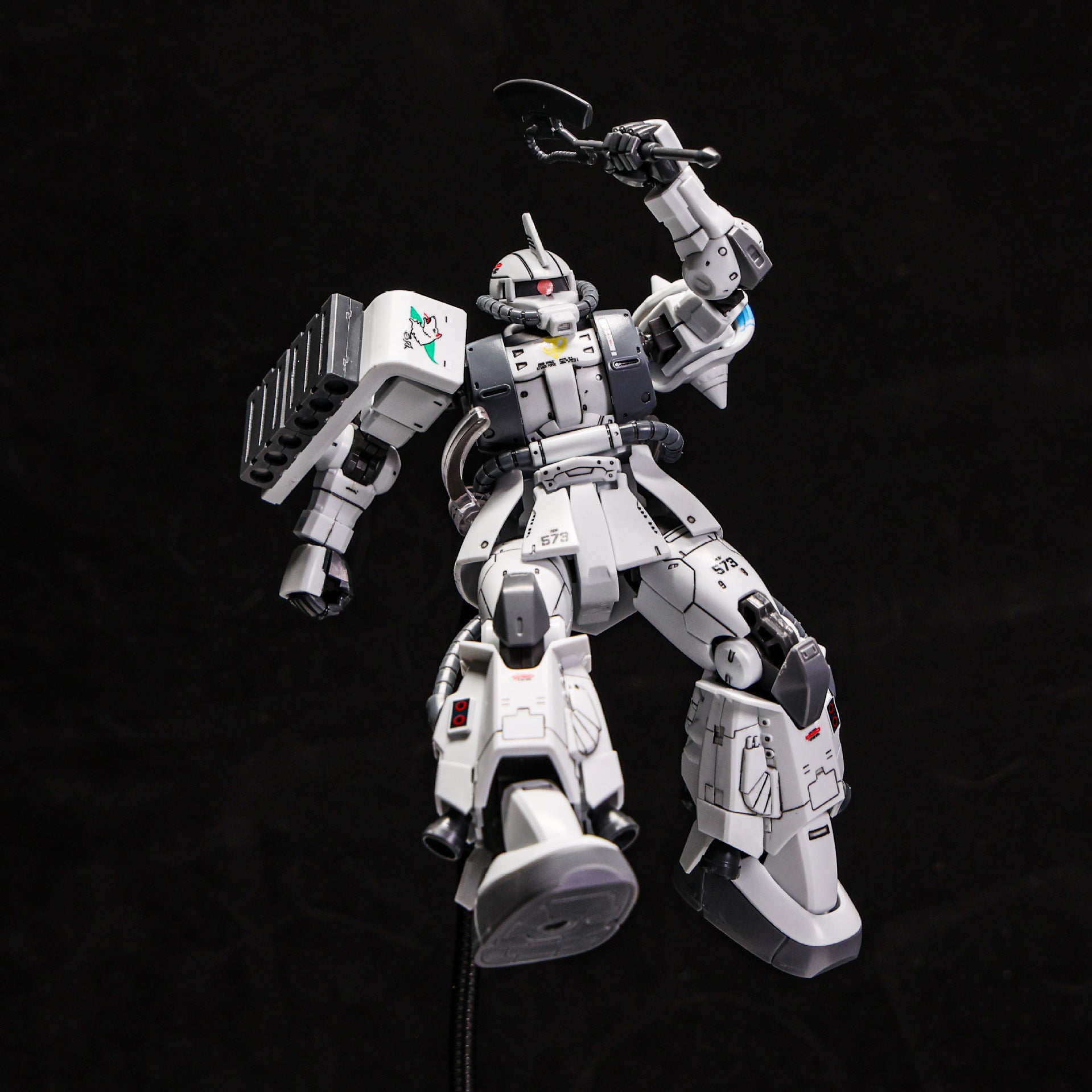 ZAKU Warrior GTO White Devil And ZEONO ZGMF-1000 HG1/144 Assemble The Model Action Figure Ornament Toy Gift Collectible