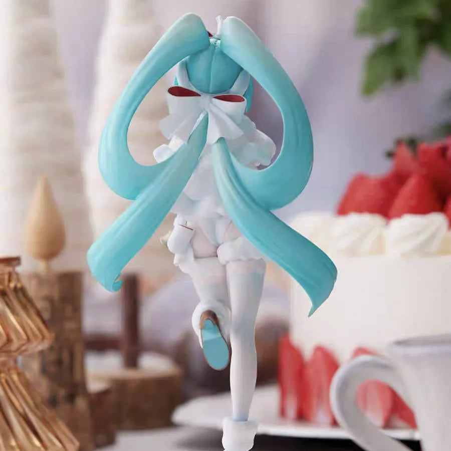 Hatsune Miku Dessert Theme Anime Figure – 18.5cm PVC Model | Cute Collectible Desk Display Gift