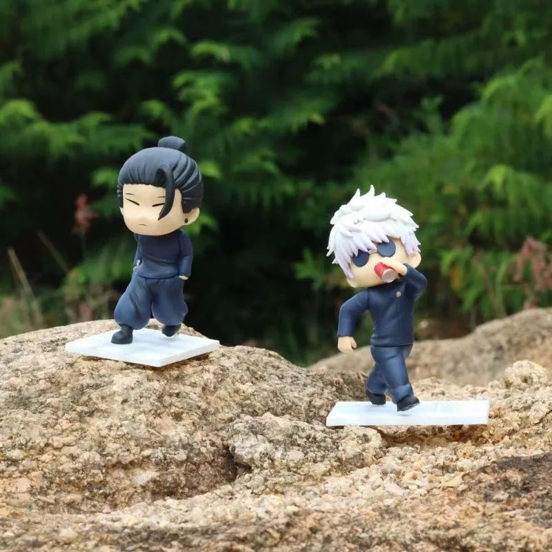 Jujutsu Kaisen Q Version Figures – Satoru Gojo & Suguru Geto PVC Action Statue Collectible Display Model Toys Gift