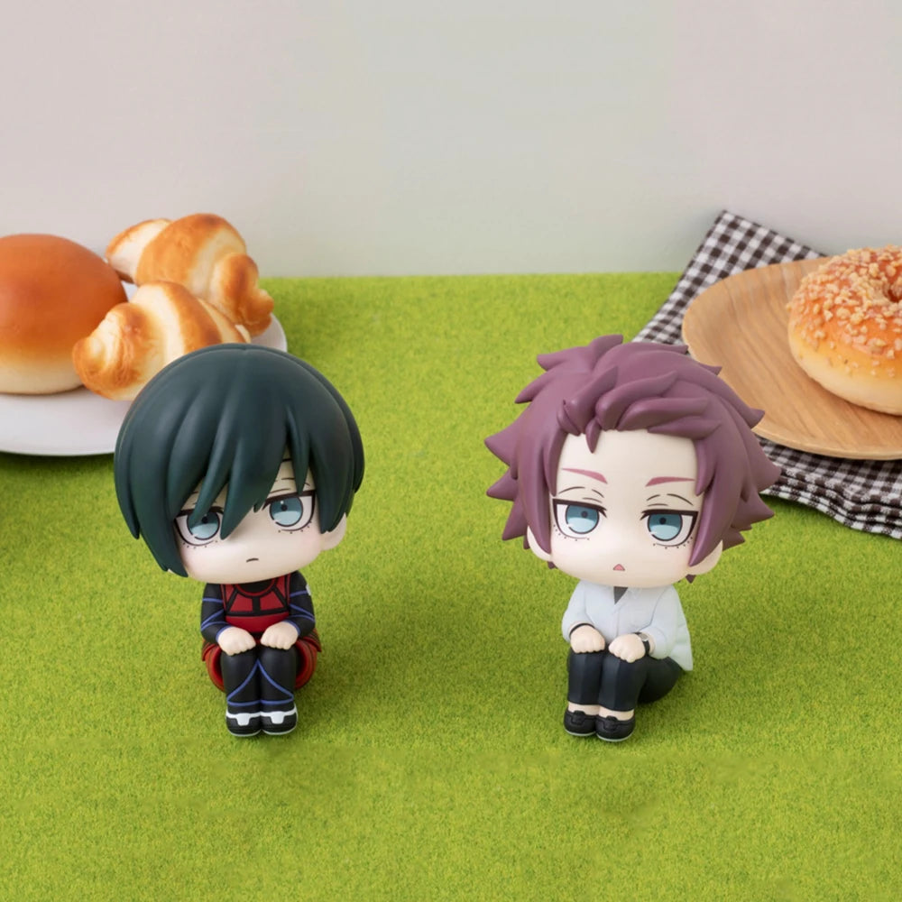 Blue Lock Look Up Figures – Reo Mikage / Rin Itoshi / Nagi Seishiro / Sae Itoshi | 10cm Q-Version Anime Collectible Toy Gift