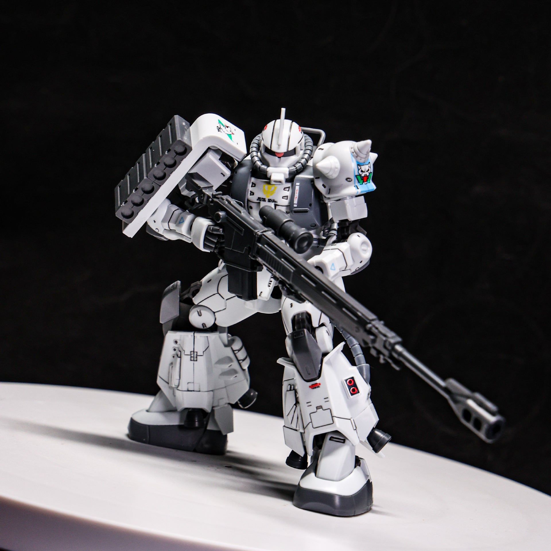 ZAKU Warrior GTO White Devil And ZEONO ZGMF-1000 HG1/144 Assemble The Model Action Figure Ornament Toy Gift Collectible
