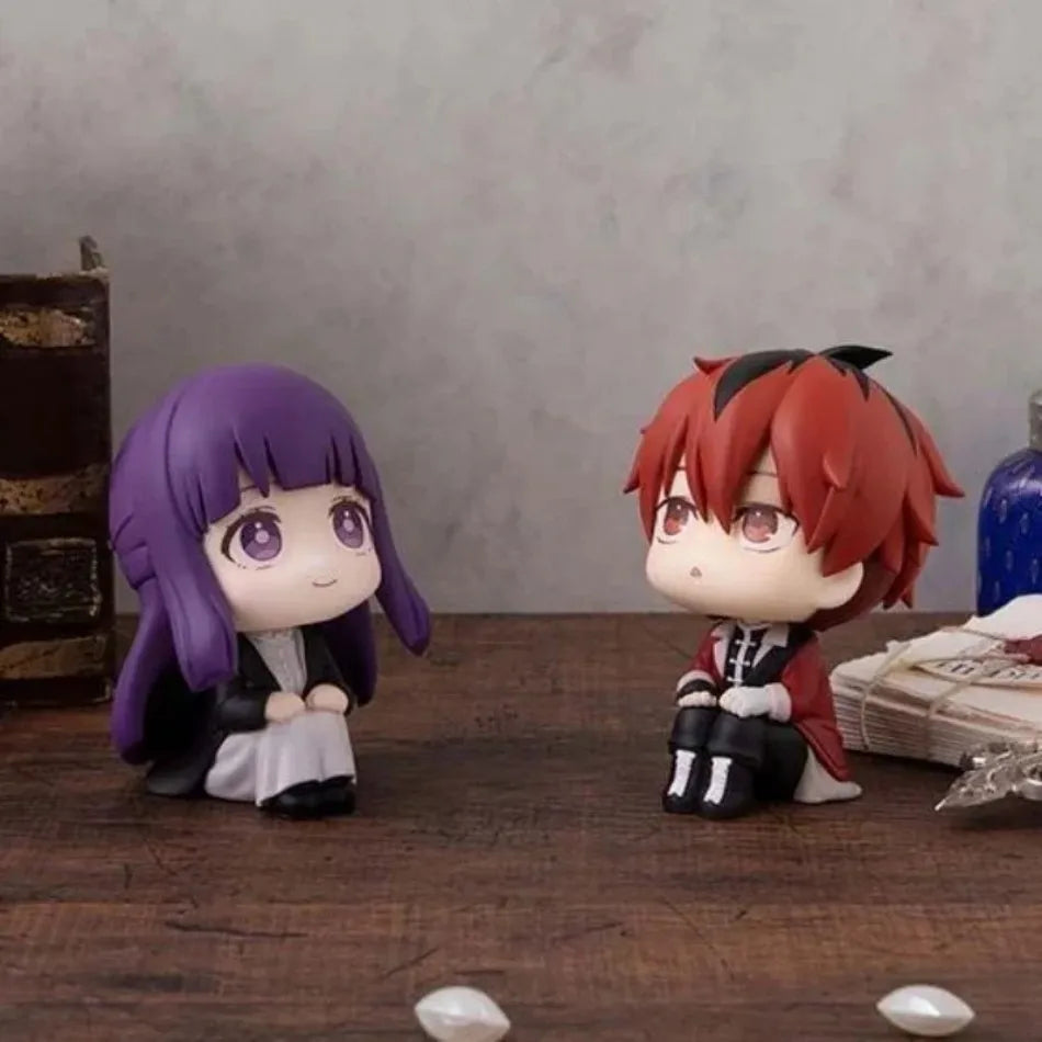 Beyond Journey’s End Look Up Figures – Frieren / Fern / Stark | 10cm Cute Q-Version PVC Collectible Anime Model Toy Gift