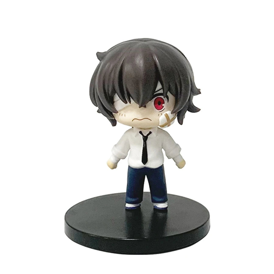 Bungou Stray Dogs Mini Figures – Dazai Osamu & Nakahara Chuuya 7cm | Cute Chibi PVC Model Collectible Anime Dolls