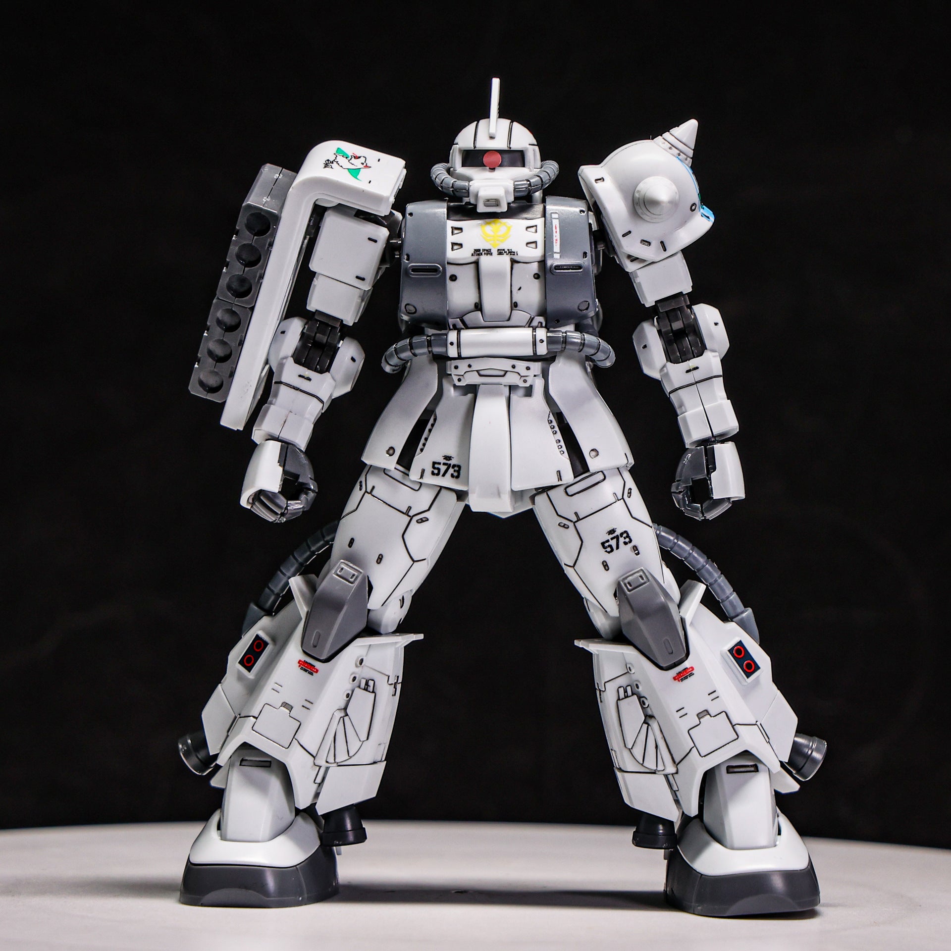 ZAKU Warrior GTO White Devil And ZEONO ZGMF-1000 HG1/144 Assemble The Model Action Figure Ornament Toy Gift Collectible