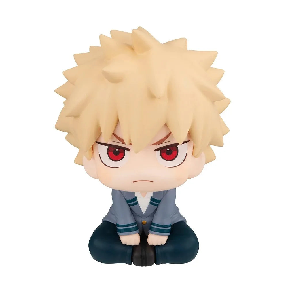 Midoriya Izuku & Bakugou Katsuki Look Up Figures – Cute MHA Mini Anime Collectible Dolls Gift Set