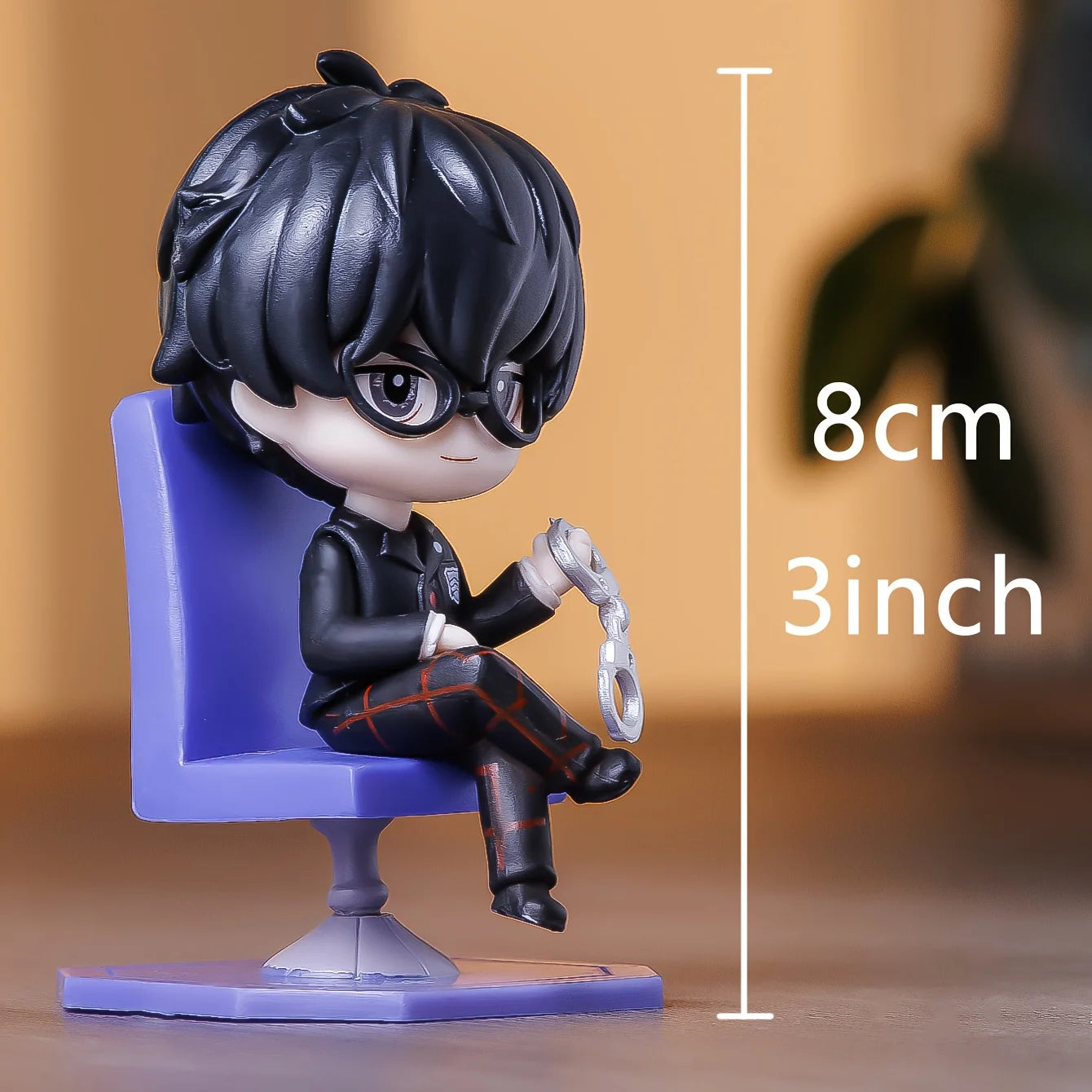 Cool School Hero Trio Figure – Stylish Anime-Inspired Boys PVC Model, Collectible Action Toy Gift for Fans & Desk Decor