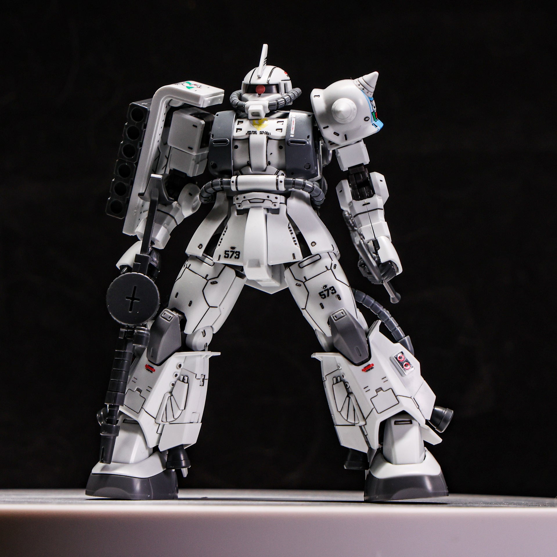 ZAKU Warrior GTO White Devil And ZEONO ZGMF-1000 HG1/144 Assemble The Model Action Figure Ornament Toy Gift Collectible