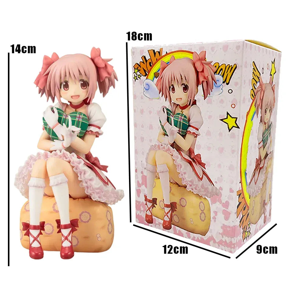 Puella Magi Madoka Magica Figure – 14cm PVC Anime Action Model Doll Desktop Display Collectible Gift