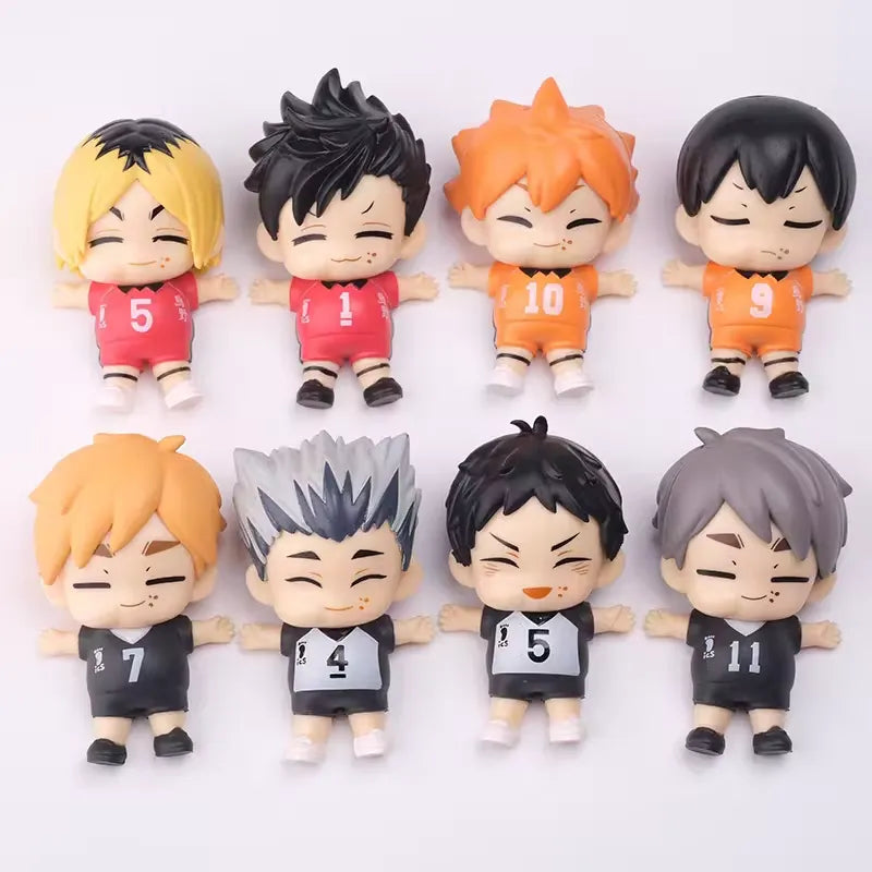 Haikyuu Anime Figure – Kageyama Tobio Q-Style Mini Figurine | Volleyball Fan Collectible Desk & Car Decor Gift