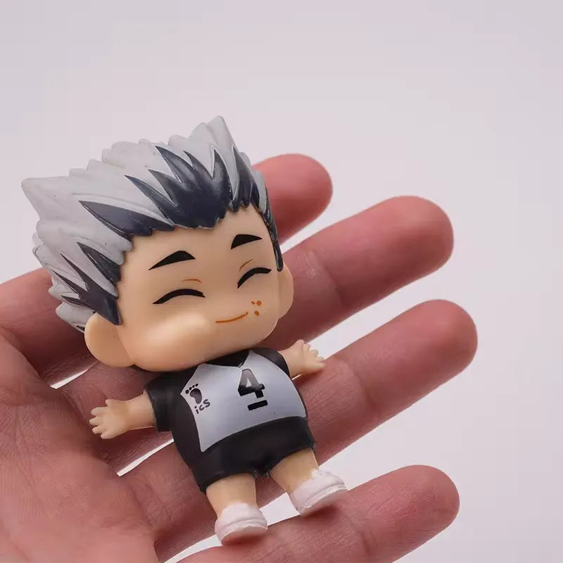 Haikyuu Anime Figure – Kageyama Tobio Q-Style Mini Figurine | Volleyball Fan Collectible Desk & Car Decor Gift