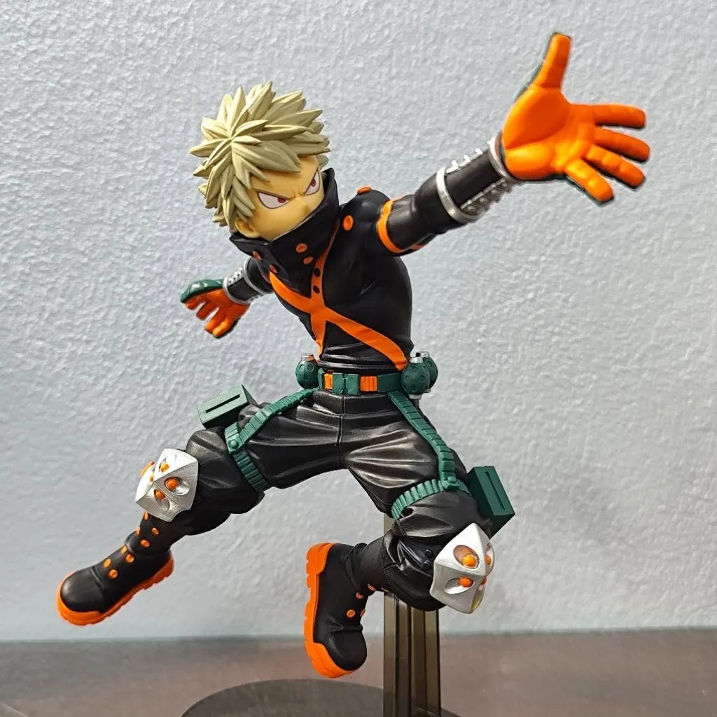 MHA Katsuki Bakugo Action Figure – Dynamic Hero Pose PVC Anime Statue | Collectible Model Toy Gift for Fans