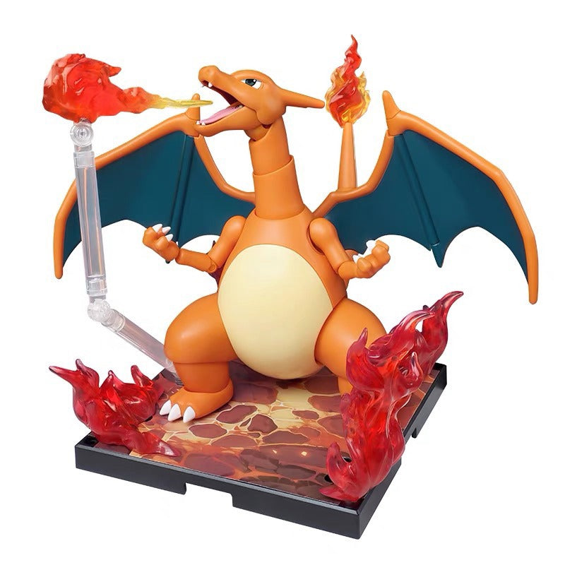 POKEMON Ceruledge Charizard Greninja Meowscarada Building Blocks Pokémon Special Effects Action Figure Toy Gift
