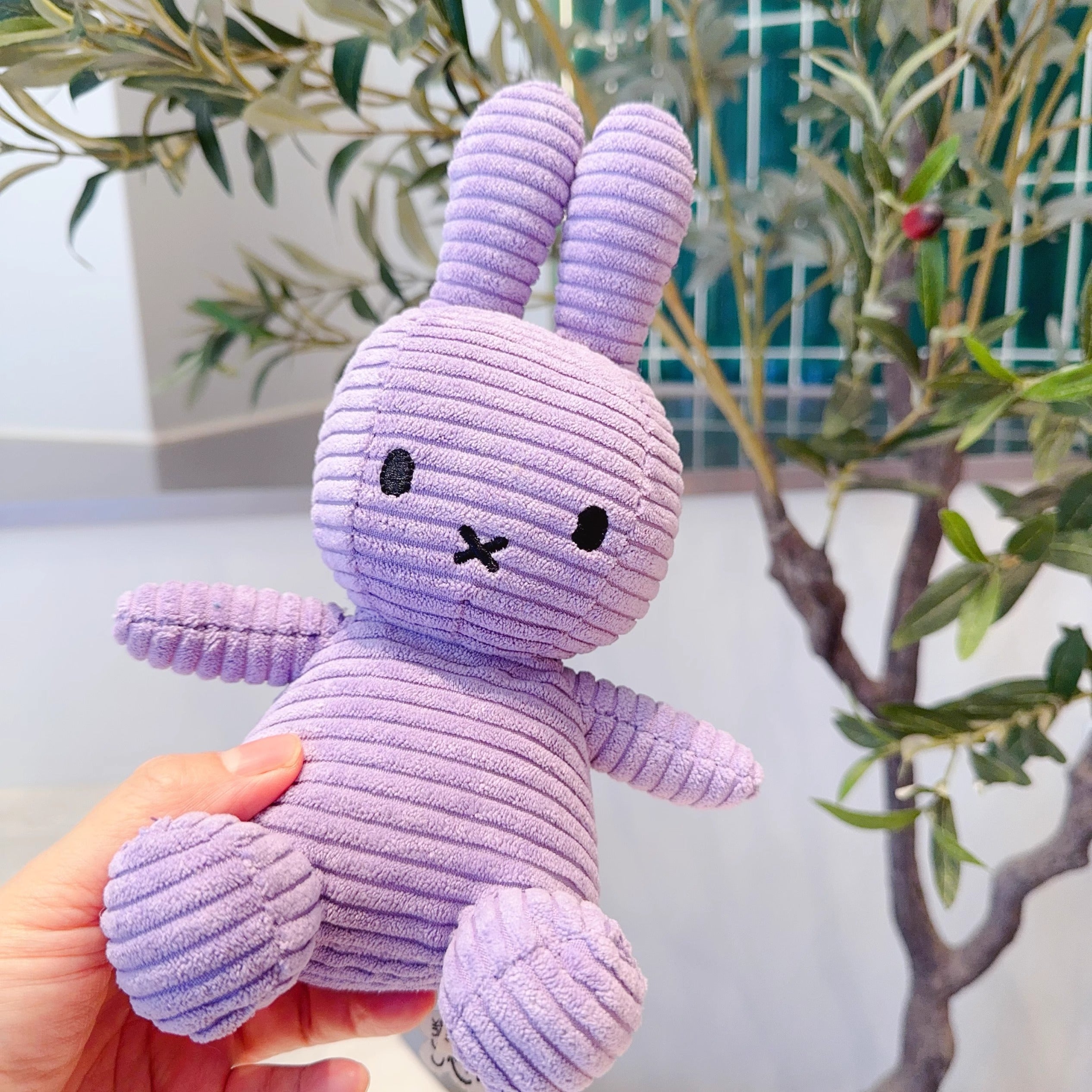 Exported to the Netherlands original Miffy rabbit corduroy bunny plush toy doll baby comfort gift