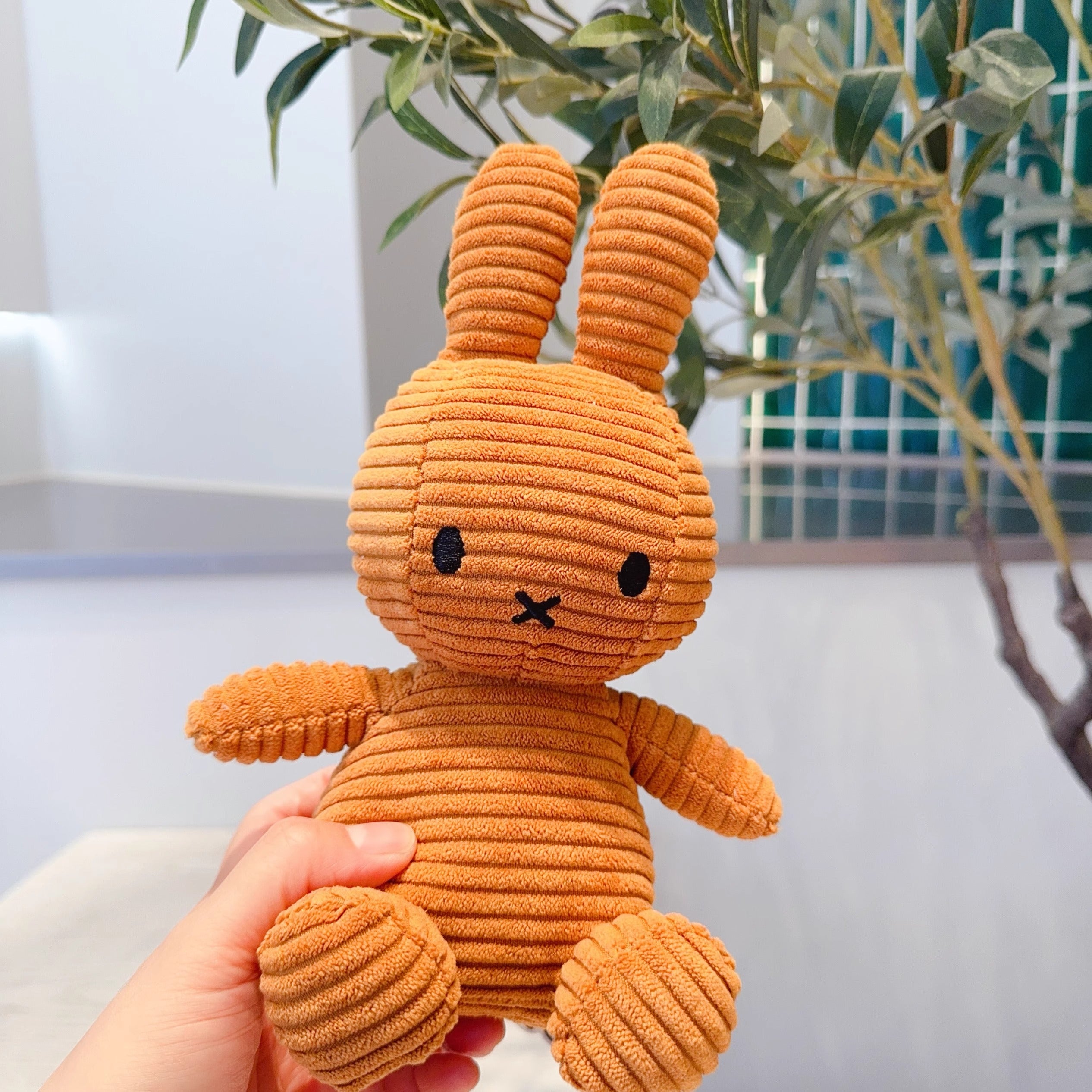 Exported to the Netherlands original Miffy rabbit corduroy bunny plush toy doll baby comfort gift