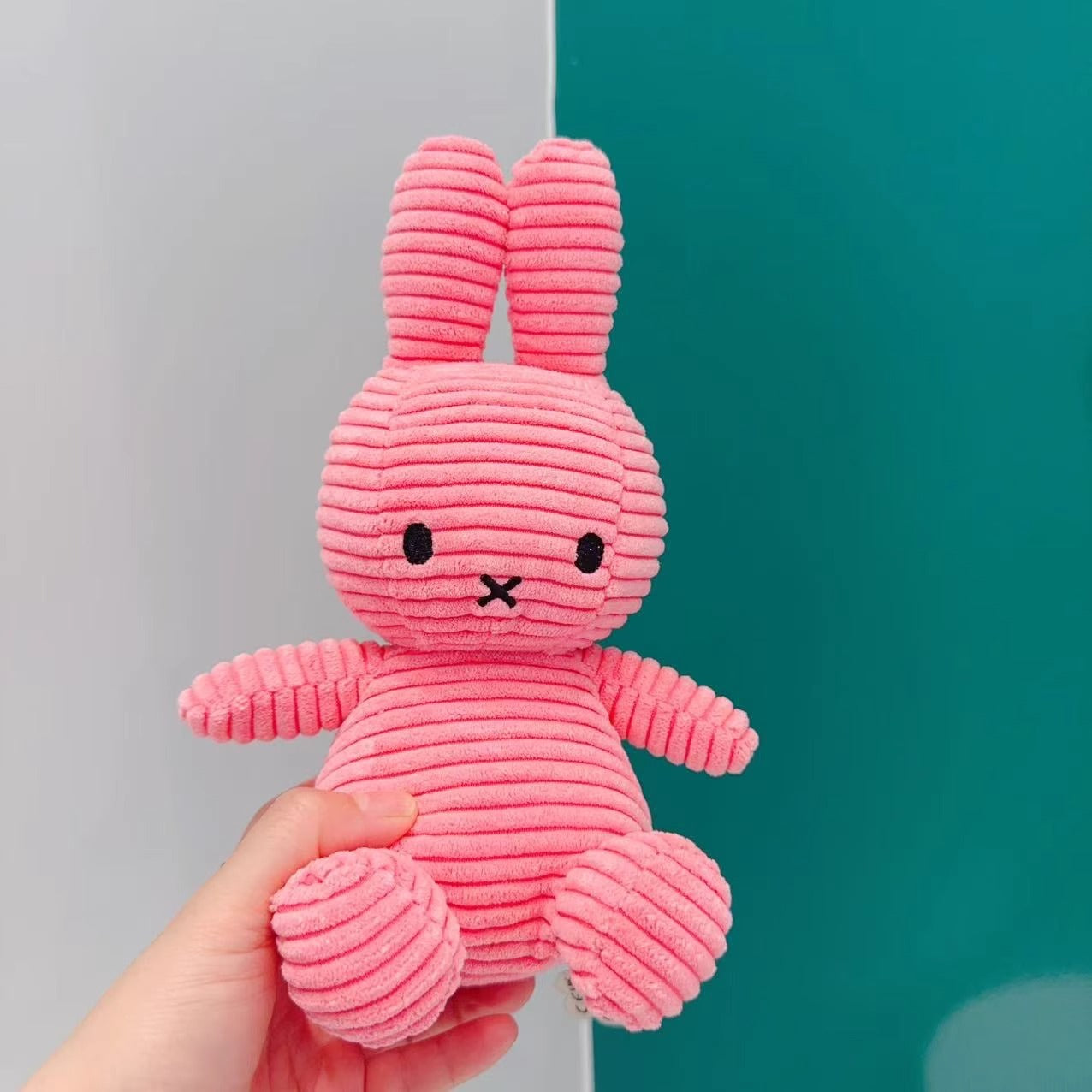 Exported to the Netherlands original Miffy rabbit corduroy bunny plush toy doll baby comfort gift