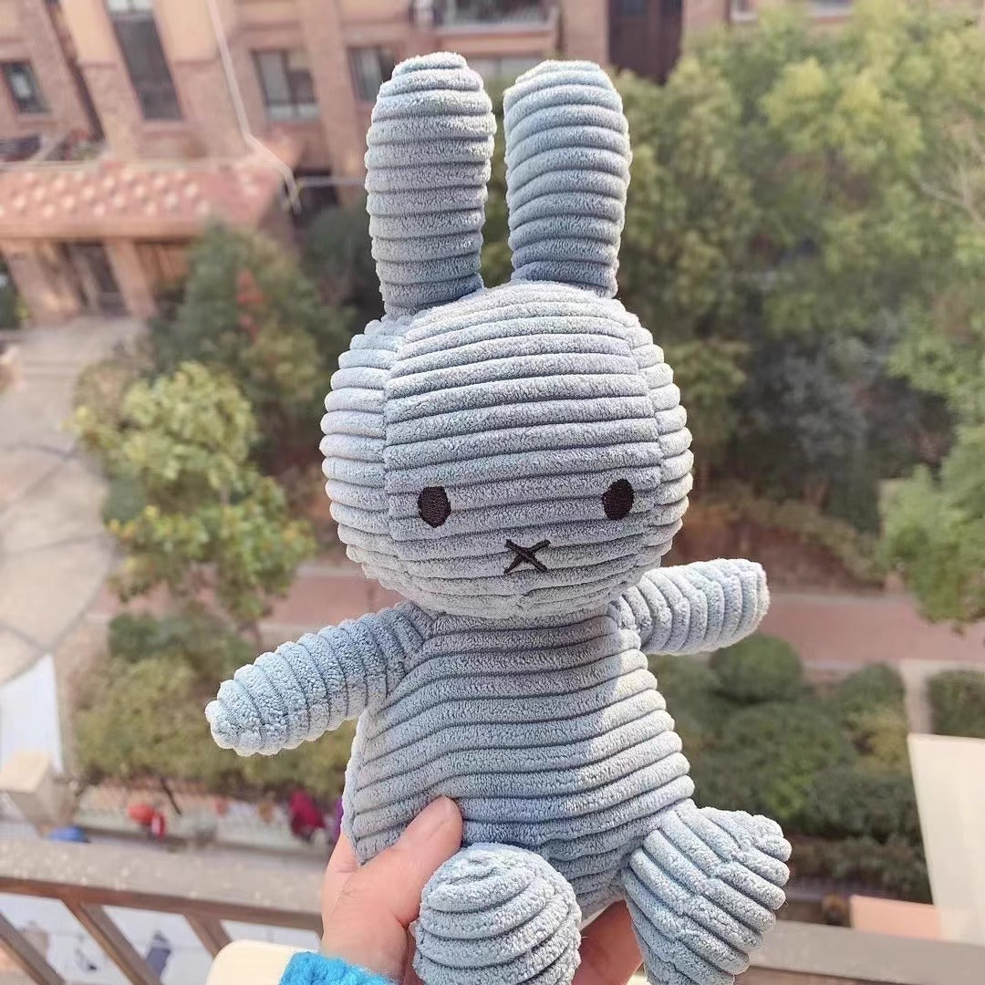 Exported to the Netherlands original Miffy rabbit corduroy bunny plush toy doll baby comfort gift