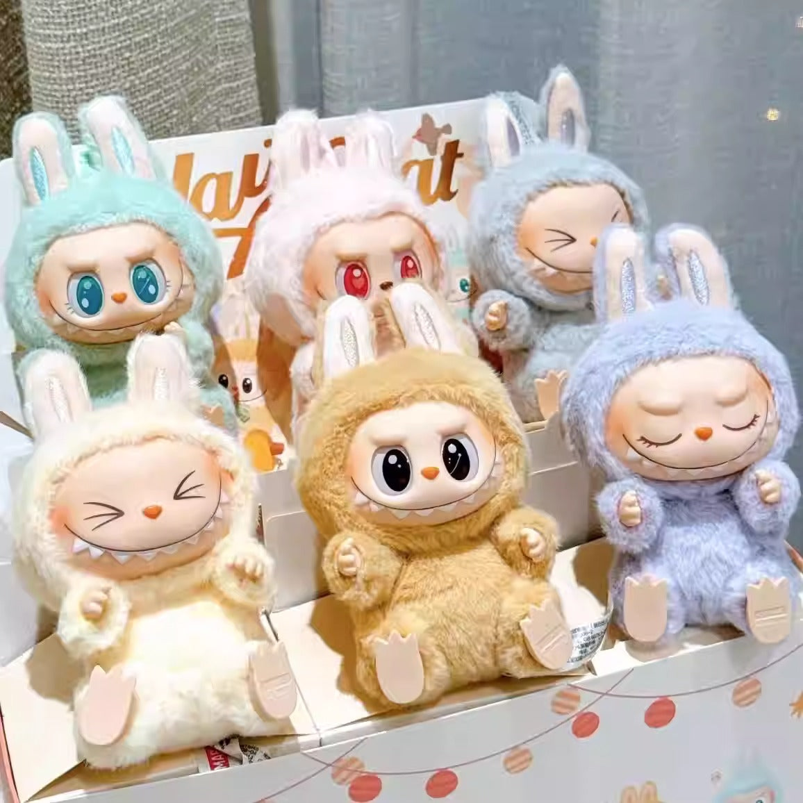 LABUBU Plush Doll Blind Box – Sitting Party Series (Gen 2)