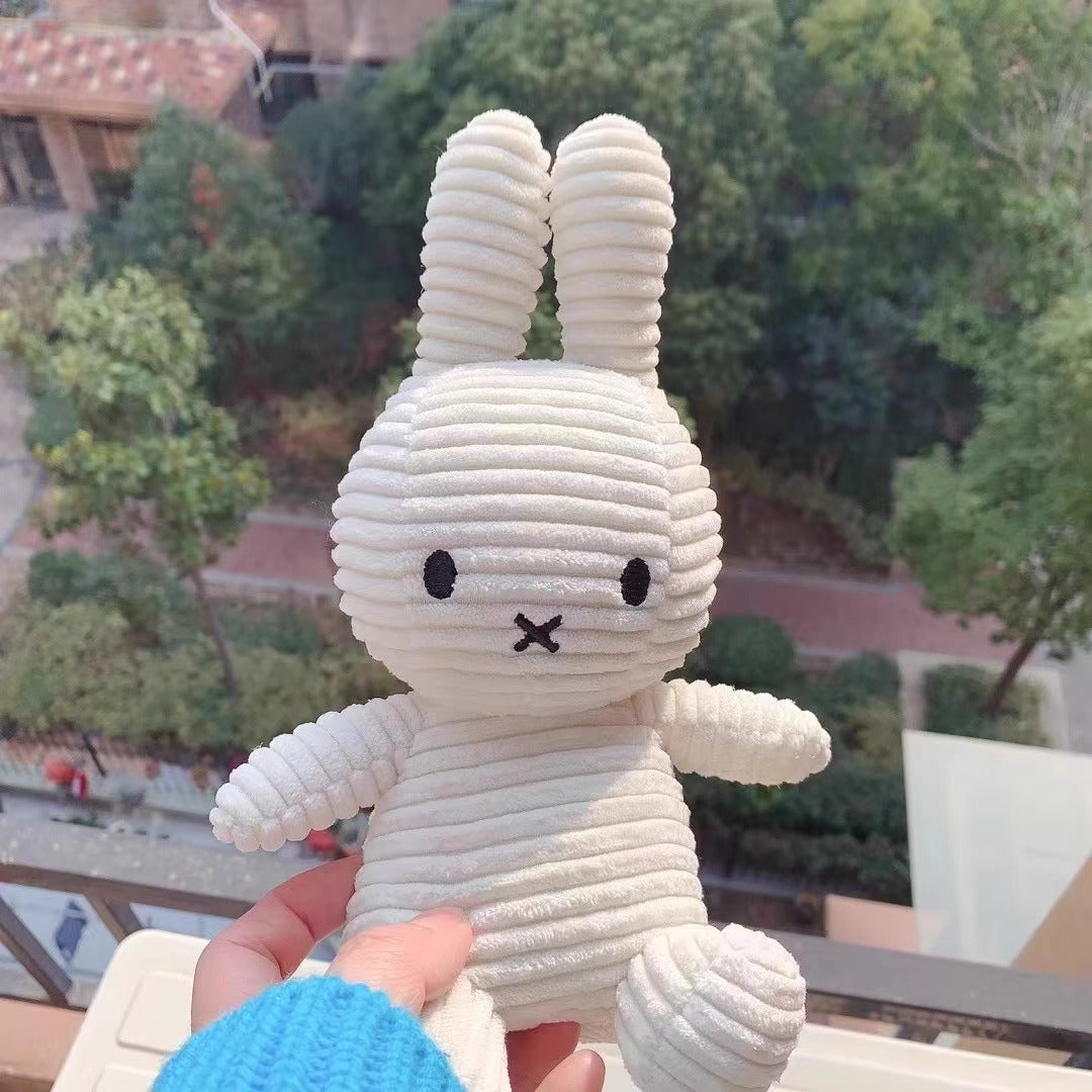 Exported to the Netherlands original Miffy rabbit corduroy bunny plush toy doll baby comfort gift