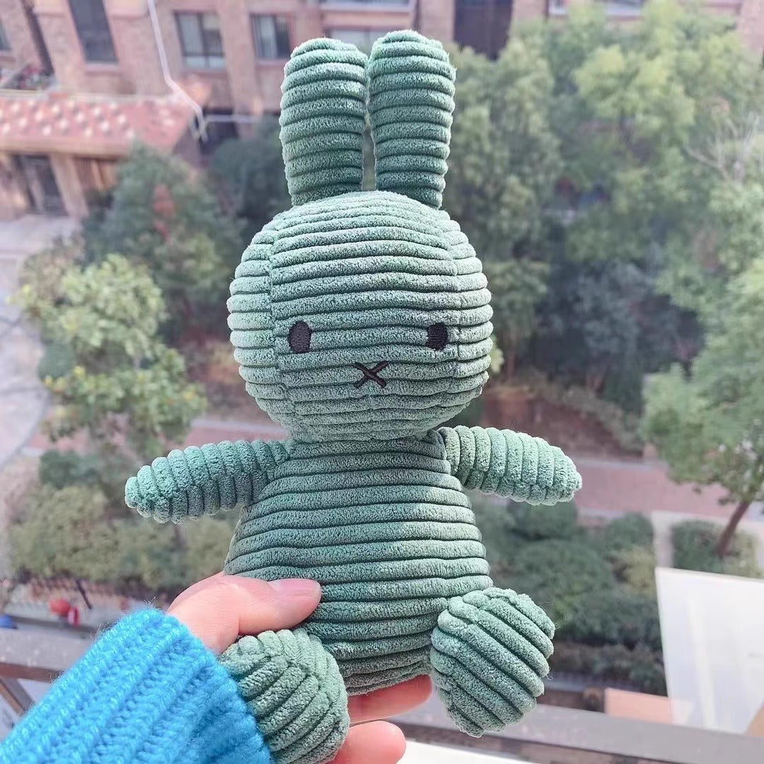 Exported to the Netherlands original Miffy rabbit corduroy bunny plush toy doll baby comfort gift