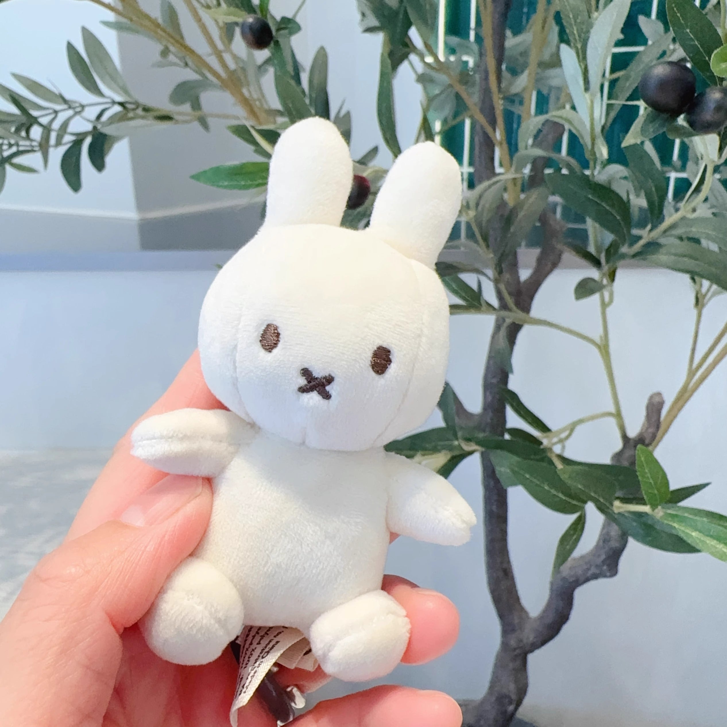 Exported to the Netherlands genuine Bontontoys corduroy fabric Mifei rabbit bunny pendant cute girl gift