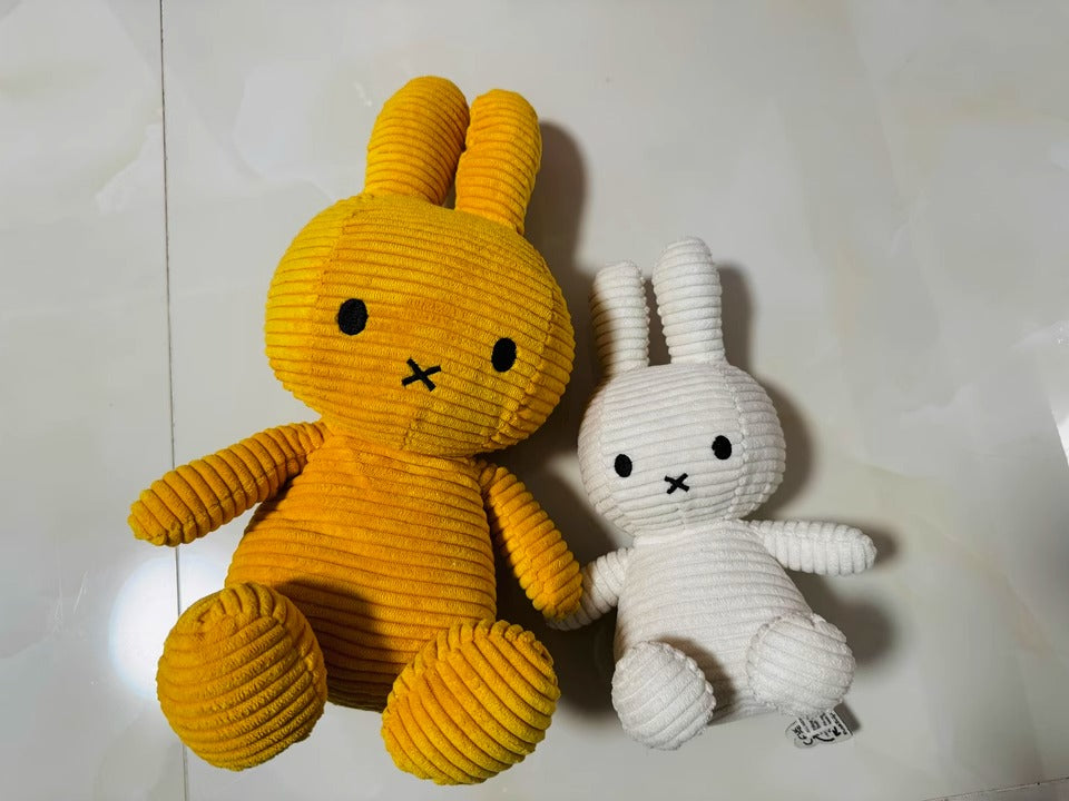 Exported to the Netherlands original Miffy rabbit corduroy bunny plush toy doll baby comfort gift