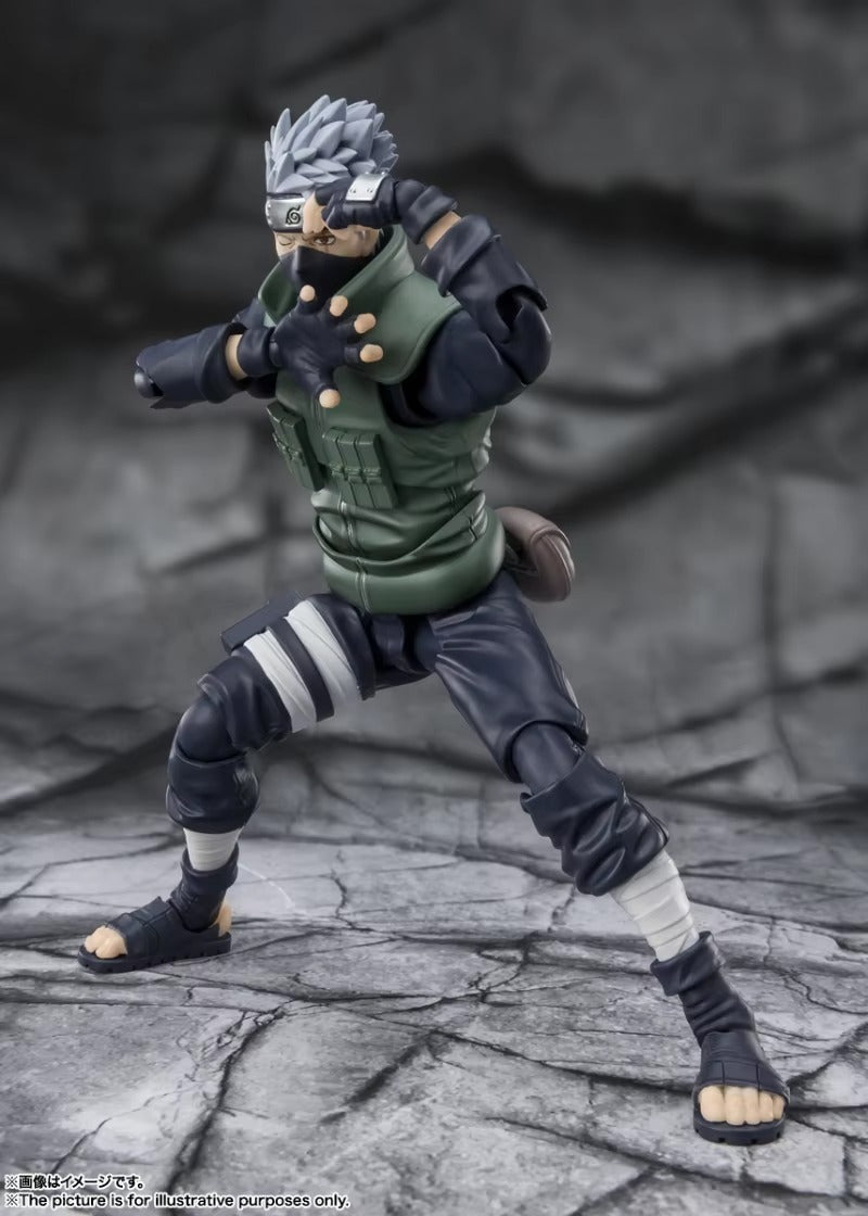 Naruto Hatake Kakashi Figure SHFiguart Shippūden Kakashi 2.0 The Hero of Sharingan Action Figure Model Anime Toys Christmas Gift