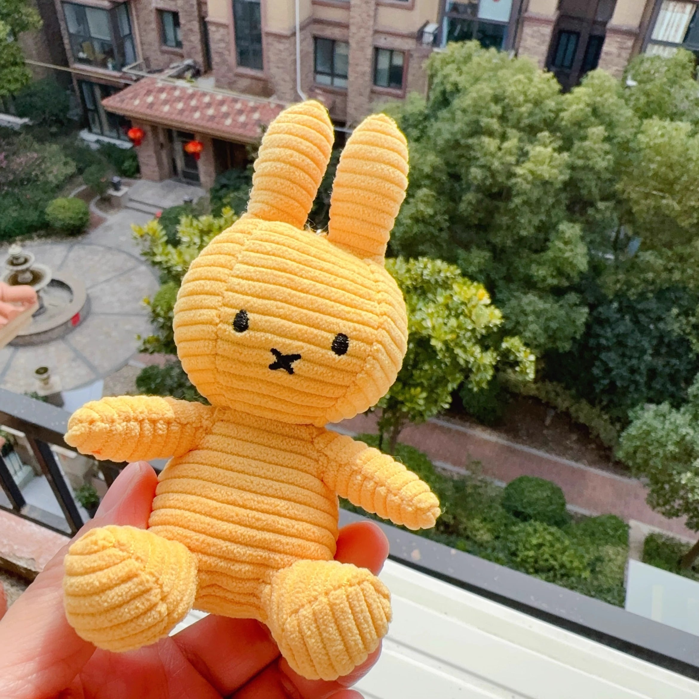 Exported to the Netherlands original Miffy rabbit corduroy bunny plush toy doll baby comfort gift