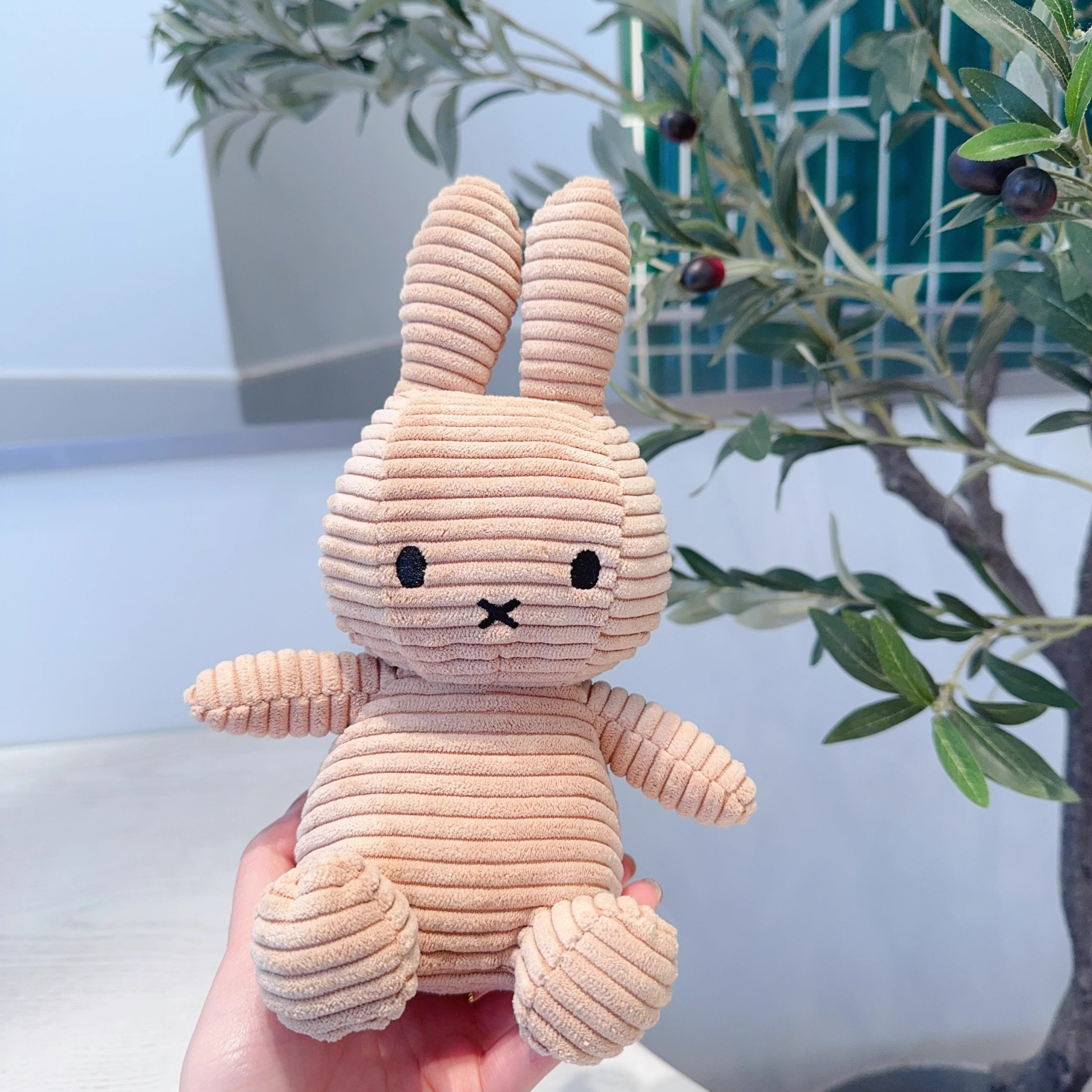 Exported to the Netherlands original Miffy rabbit corduroy bunny plush toy doll baby comfort gift