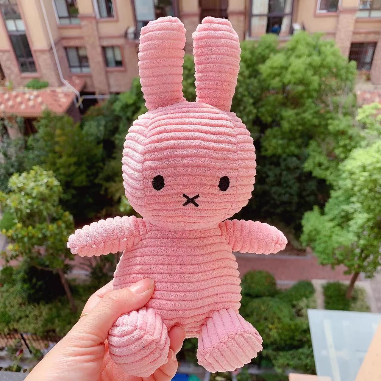 Exported to the Netherlands original Miffy rabbit corduroy bunny plush toy doll baby comfort gift