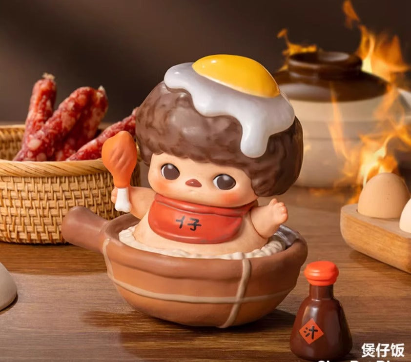 POPMART PUCKY Biqi Elf Food Restaurant Series Figures Blind Box Gift Ornaments